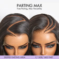 Luvme Hair PartingMax Glueless Wig Silky Straight 7x6 Closure HD Lace Pre Plucked & Bleached Breathable Cap - US Only
