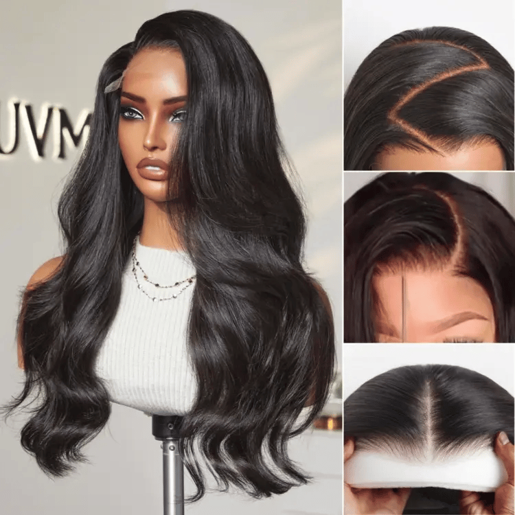 18 inches = $129.9 | Luvme Hair PartingMax Glueless Wig Ready to Go Silky Straight 7x6 Closure HD Lace Pre Plucked & Bleached Breathable Cap Pre Cut Lace