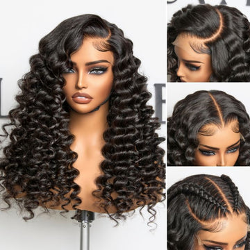 Points Reward | 22 Inches Luvme Hair PartingMax Glueless Wig Bouncy & Voluminous Wand Curls Pre-Cut 7x6 Closure HD Lace Wig