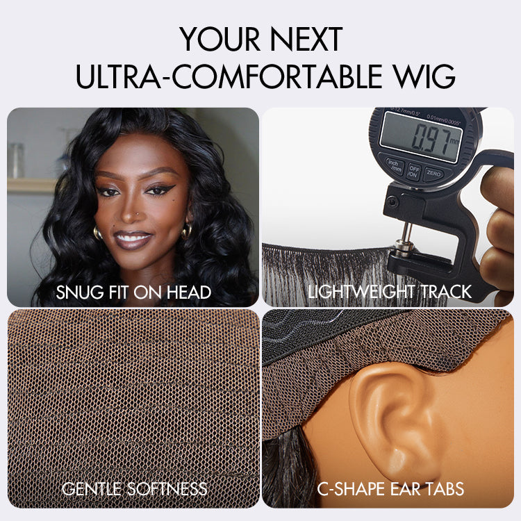 24 inches = $179.9 | AiryFit™ Scalp Care Wigs | Deep Parting Loose Body Wave Wig 11x6 Frontal HD Lace Glueless Wig