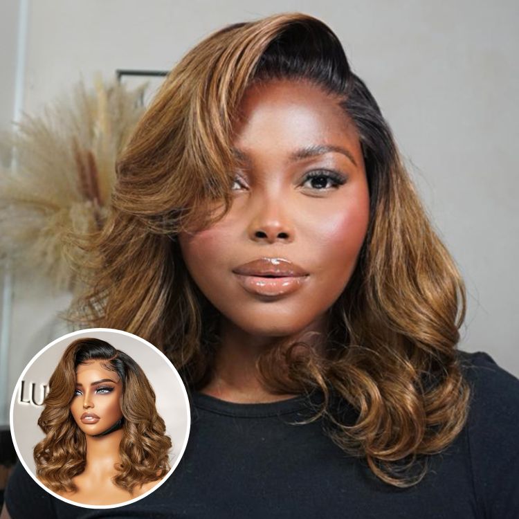 Special Deal | Bouncy Blonde Light Weight Left C Part Loose Wave Glueless 5x5 Closure Lace Wig