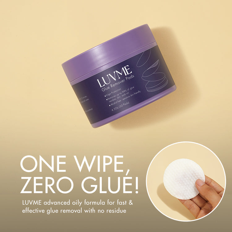 US Only | Luvme Glue Remover Pads 4.5 Oz (50 Pads) | Add-on Item