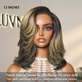 48H Delivery | Honey Blonde Highlight Layered Cut Glueless Wig Minimalist HD Lace Human Hair Wig -US ONLY