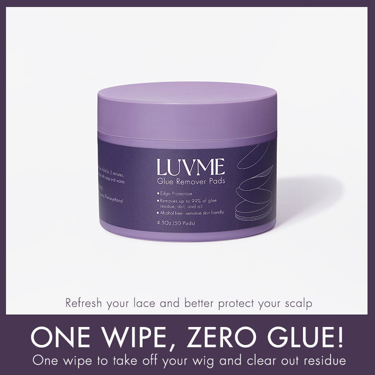 US Only | Luvme Glue Remover Pads 4.5 Oz (50 Pads)