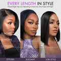 1 SEC INSTALL WIG | Pre-Styled Braided Silky Bob Glueless 4x4 Closure Lace Wig Pre Cut Lace - US Only