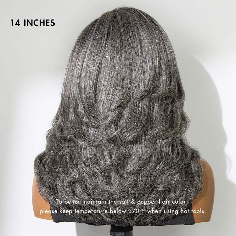 Exclusive Sale | Effortlessly Chic Layered Haircut Wavy Glueless HD Minimalist Lace Short Wig