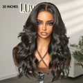 Trendy Layered Cut Loose Body Wave 5x5 Closure HD Lace Glueless Mid Part Long Wig - US Only