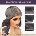 Tiktok Exclusive Deal | Put On and Go Reddish Purple / Brown Highlight / Natural Black Layered Cut Yaki Straight Minimalist Lace Bob Wig with Bangs