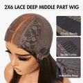 LUVME COLOR FREEDOM™ - 613 Blonde Blunt Cut Bob Wig Glueless Deep Middle Part 2x6 HD Lace Wig Pre-Cut Lace