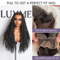 Readitress™ | Flexi-Fit Invisi Drawstring Cap Full Lace Knotless Boho Curls Braided Long Wig Super Natural Scalp - US Only