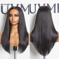 All-Day Secure Fit Silky Straight Glueless 5x5 Closure Lace Long Wig Pre-Cut Lace