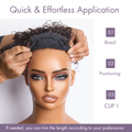 New Fashionable Hair Topper with Bangs