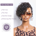 New Fashionable Hair Topper with Bangs