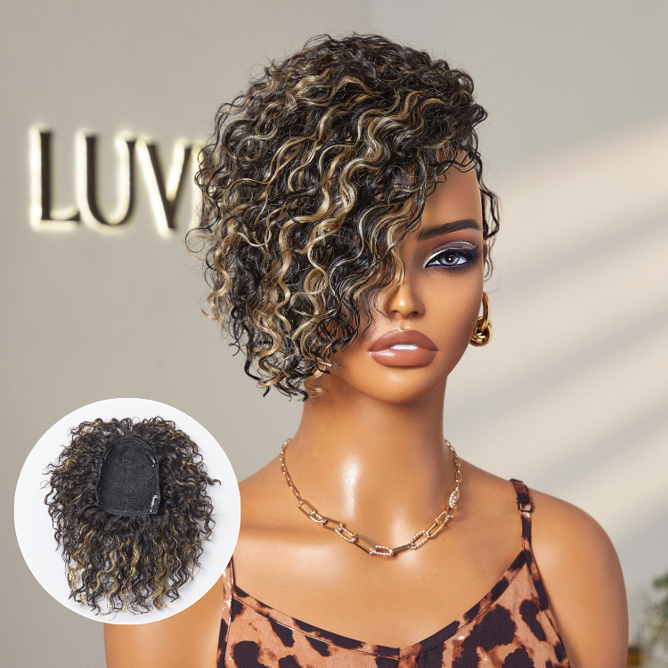 New Fashionable Hair Topper with Bangs