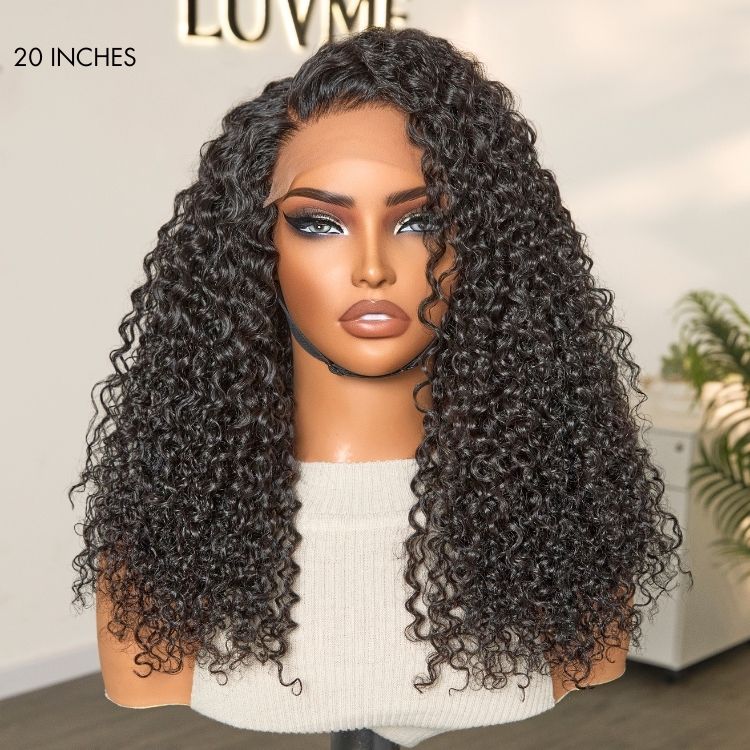 New Customers Only | Wet and Wavy 5x5 Closure Pre-Cut Lace Water Wave Wig Glueless Side Part Human Hair Wig Breathable Cap