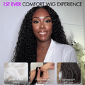 Exclusive Sale | AiryFit™ Scalp Care Wigs | Effortless Water Wave Snugfit Glueless 5x5 Closure Pre-Cut Lace Curly Wig