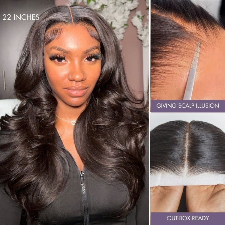Exclusive Sale | Luvme All-Day Comfort™ Wig Glueless 7x6 Closure HD Lace Loose Body Wave Long Wig Pre-Cut Lace