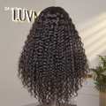 Tiktok Exclusive Deal | PreMax Wigs - Super Natural Hairline Deep Wave Ear-to-ear 13x6 Frontal HD Lace Long Curly Wig