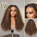 PreMax Wigs - Super Natural Hairline Deep Wave Ear-to-ear 13x6 Frontal HD Lace Long Curly Wig