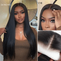 Exclusive Sale | PreMax Wigs - Luvme Hair Body Wave / Straight Glueless 13x4 Frontal Lace Long Wig Pre-Cut Lace