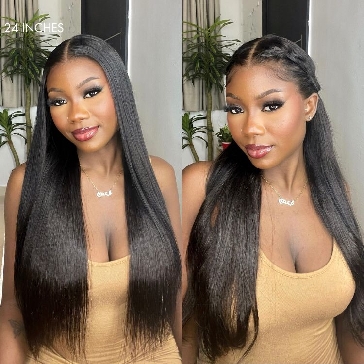 Exclusive Sale | PreMax Wigs - Luvme Hair Body Wave / Straight Glueless 13x4 Frontal Lace Long Wig Pre-Cut Lace