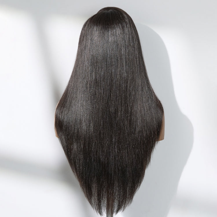 Crazy Wednesday | Luvme All-Day Comfort™ Wig Layered Light Yaki Straight / Loose Body Wave Glueless 7x6 Closure HD Lace Human Hair Wig Pre-Cut Lace
