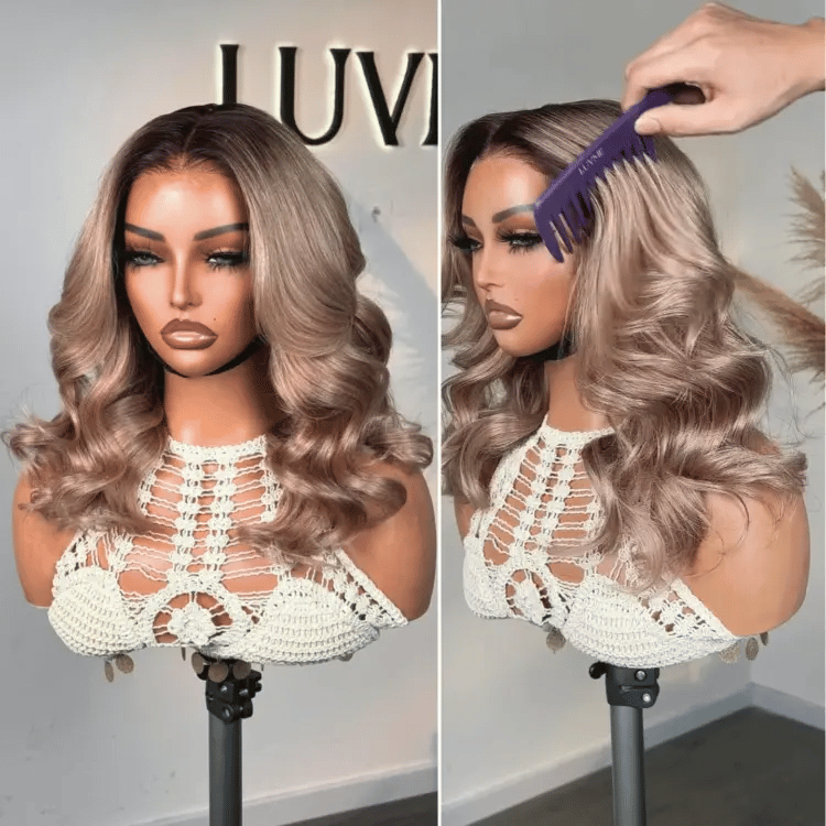 Weekly Special | Ash Blonde Loose Body Wave 5x5 Closure Lace Glueless Wig Breathable Cap