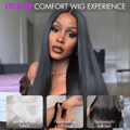Crazy Wednesday | AiryFit™ Scalp Care Wigs - Silky Straight Middle Part Glueless 5x5 Closure Lace Long Wig Pre-Cut Lace
