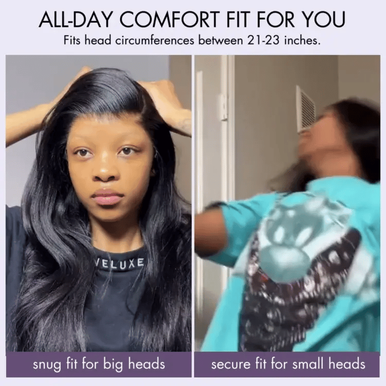 Crazy Wednesday | AiryFit™ Scalp Care Wigs - Silky Straight Middle Part Glueless 5x5 Closure Lace Long Wig Pre-Cut Lace