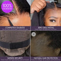 Crazy Wednesday | Blonde Highlight Short Curly Glueless Minimalist HD Lace Human Hair Wig