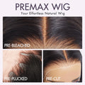 Crazy Wednesday | PreMax Wigs - Natural Black / Blonde Highlight C Part Glueless Lace Front Bob Wig