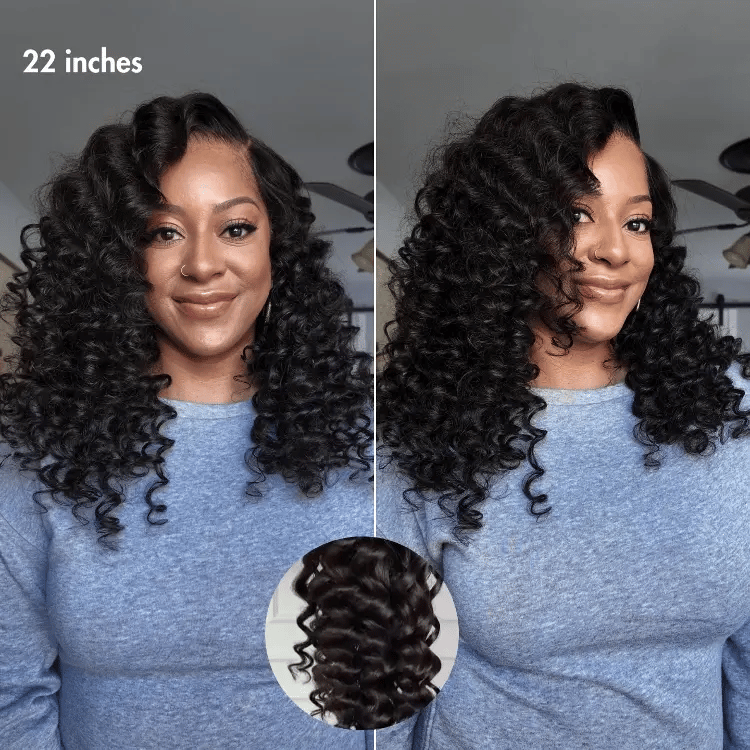 Weekly Special | Luvme All-Day Comfort™ Wig Bouncy Wand Curly 7x6 Closure HD Glueless Wig Pre-Cut Lace
