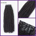 Exclusive Sale | Kinky Curly Clip in Hair Extensions 135g (7pcs/9pcs) with Free Gift