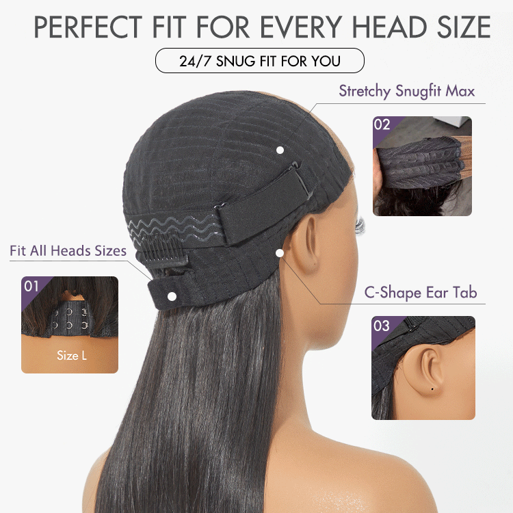 New Customers Only | Blonde Highlight / Brown Highlight Short Layered Bob Wig Glueless 5x5 Closure Pre-Cut Lace Wig