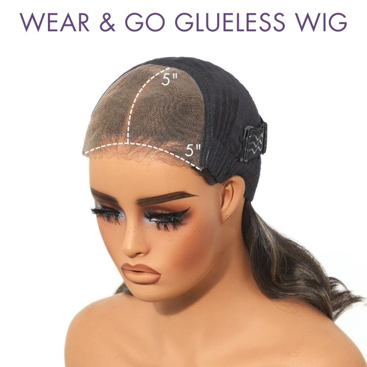 Weekly Special | Blonde Highlight Short Layered Bob Wig Glueless 5x5 Closure Pre-Cut Lace Wig All Head Sizes Fit Cap