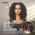 Special Deal | Natural Black Deep Curly Glueless 5x5 Closure Pre-Cut Lace Wig Breathable Cap