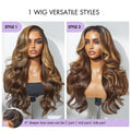 Luvme All-Day Comfort™ Wig 180% Density Blonde Highlight Loose Body Wave 7x6 Closure HD Lace Human Hair Wig Pre-Cut Lace