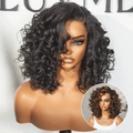 Luvme Hair Mature Bouncy Curl Left C Part Glueless Minimalist HD Lace Wig Pre-Cut Lace