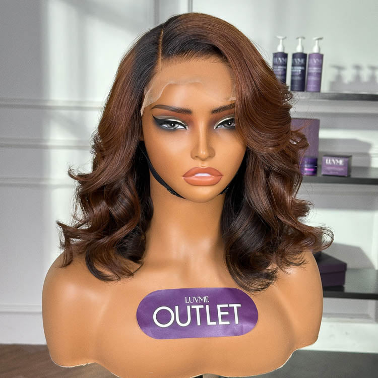 Special Deal | Brown with Black Peekaboo Loose Body Wave Glueless 5x5 Closure Lace Wig  - US Only