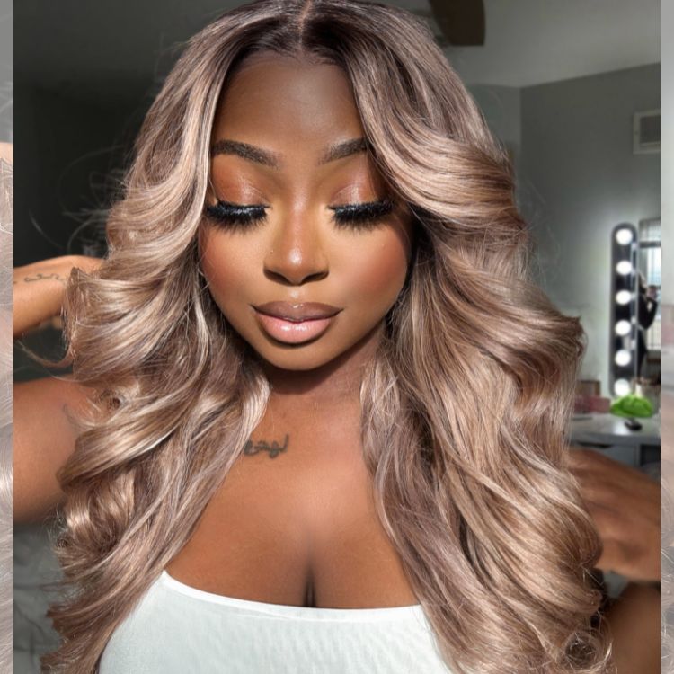 48H Delivery | Ash Blonde Loose Body Wave 5x5 Closure Lace Glueless Wig Breathable Cap -US ONLY
