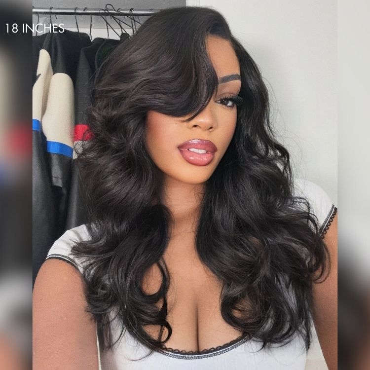 New Customers Only | Luvme All-Day Comfort™ Wig Layered Loose Body Wave Glueless 7x6 Closure HD Lace Human Hair Long Wig Pre-Cut Lace