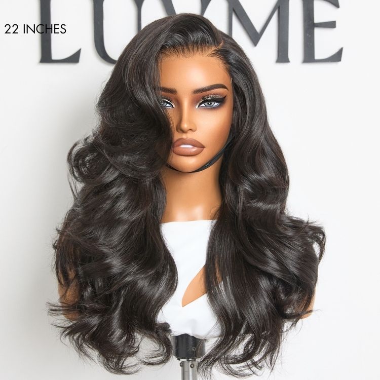 Luvme All-Day Comfort™ Wig 180% Density Layered Loose Body Wave Glueless 7x6 Closure HD Lace Human Hair Long Wig Pre-Cut Lace