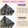 Highlights Silky Straight / Kinky Curly / Deep Wave Clip in Extensions Human Hair 135g 9pcs / 7pcs with Free Gift