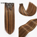 Highlights Silky Straight / Kinky Curly / Deep Wave Clip in Extensions Human Hair 135g 9pcs / 7pcs with Free Gift