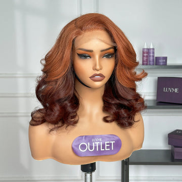 Special Deal | Copper Brown Peekaboo Loose Wave Glueless 5x5 Closure HD Lace Wig
