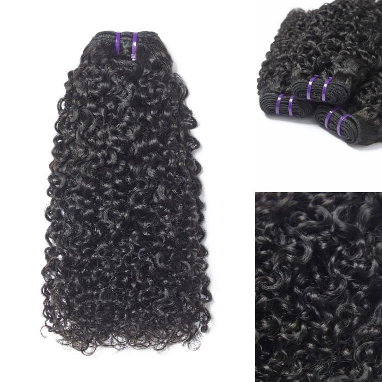 New Customers Only | Messy Burmese Curly Bundles 100% Virgin Human Hair Bundles 1pc / 3pcs