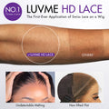 Luvme Hair 180% Density Salt and Pepper Straight Glueless Minimalist HD Lace T Part Grey Wig Pre-Cut Lace