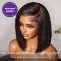 Special Deal | Luvme Hair PartingMax Glueless Wig Silky Blunt Bob Cut 7x6 Closure HD Lace Wig Breathable Cap