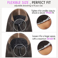PreMax Wigs - Flexi-Fit Drawstring Cap Silky Straight Glueless 13x4 Frontal Lace Human Hair Wig Pre-Cut Lace