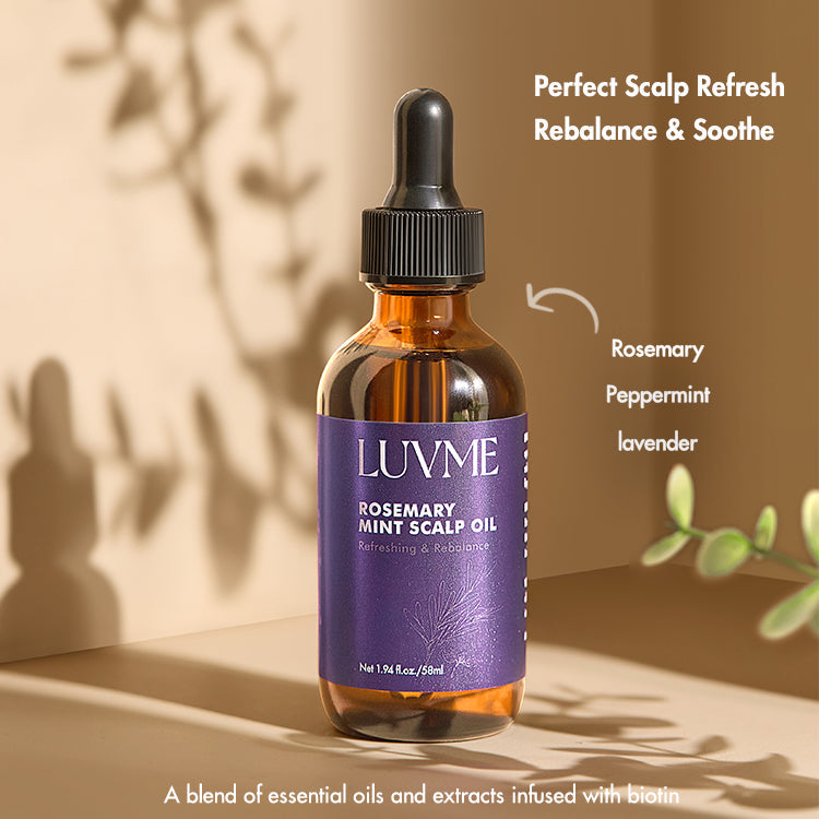 US Only - Luvme Rosemary Mint Scalp Oil, Scalp Care, Soothe & Strengthen | Add-on Item